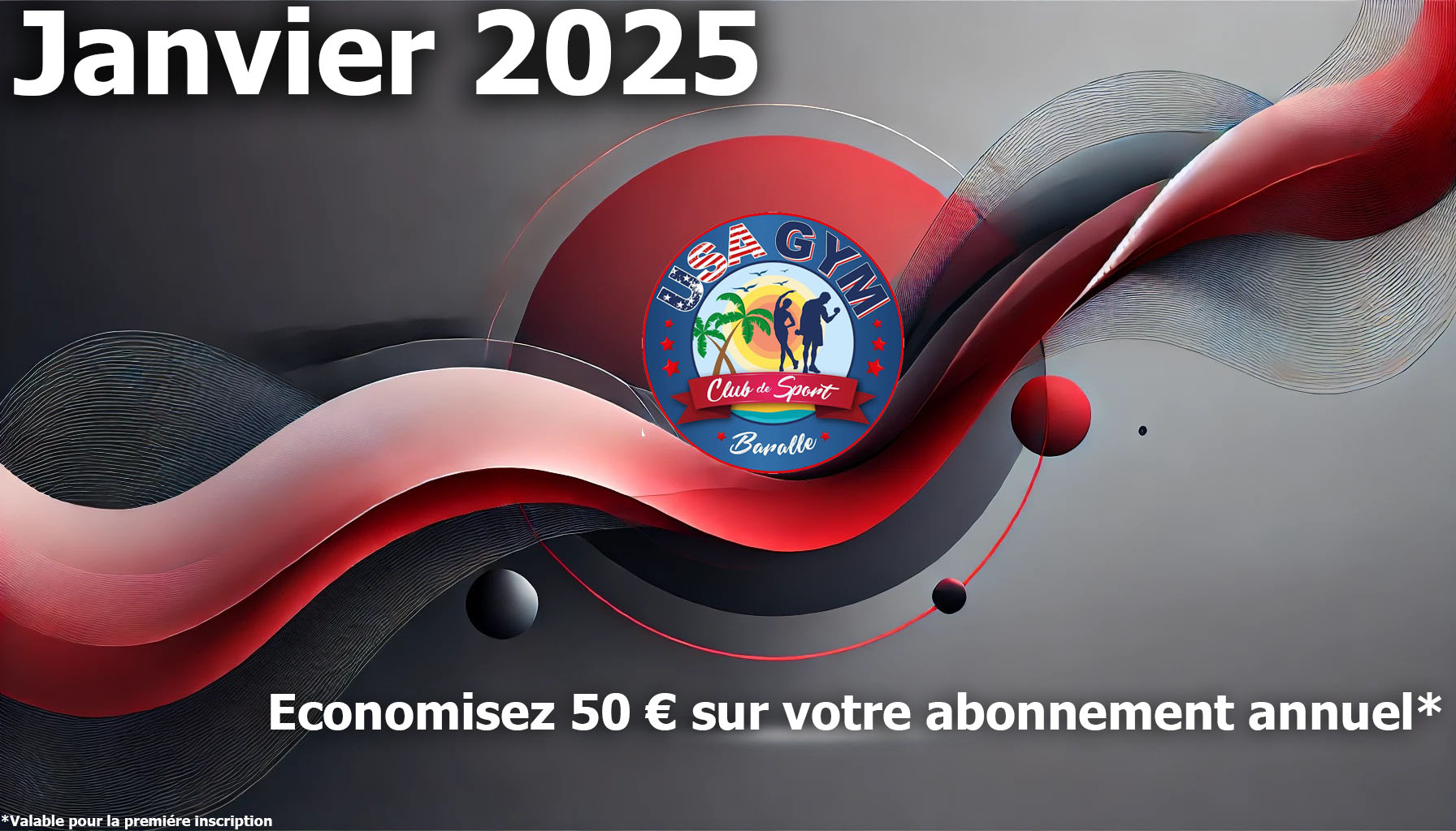 Rejoignez USA Gym en Janvier : Frais d’adhésion offerts